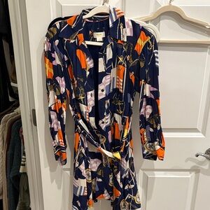 Anthropologie Multicolor Patterned Women's Dress